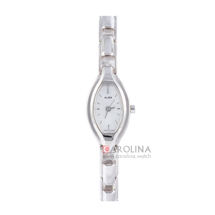 Jam Tangan ALBA AC3A93X1 Women Silver Dial Stainless Steel Strap