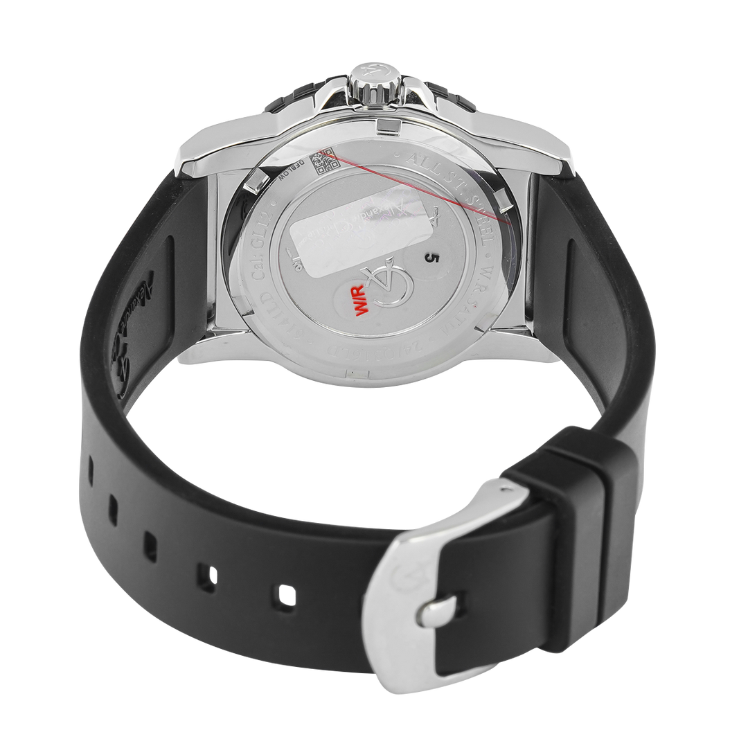 Jam Tangan Alexandre Christie Passion AC 6141 LDRTBBA Women Black Dial Black Rubber Strap