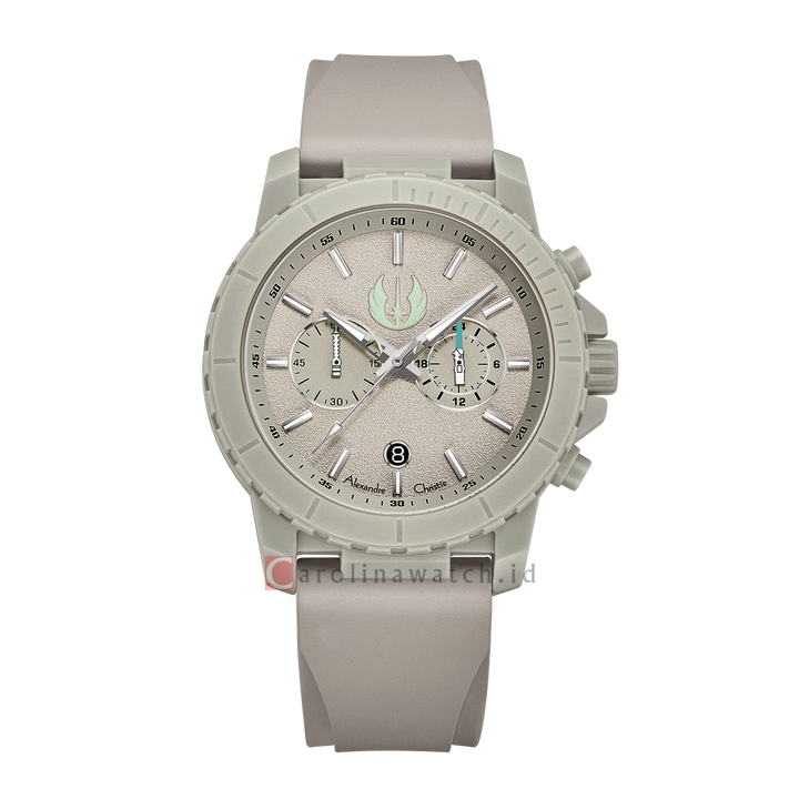 Jam Tangan Alexandre Christie X Star Wars AC6141MCRLS1 Padawan Series Men Analog Dial Rubber Strap Luke Skywalker Limited Edition