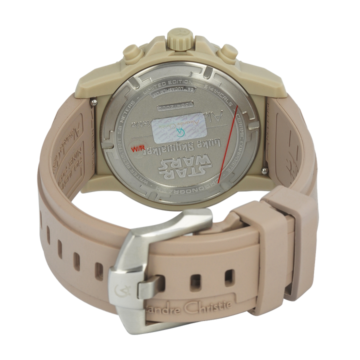 Jam Tangan Alexandre Christie X Star Wars AC6141MCRLS1 Padawan Series Men Analog Dial Rubber Strap Luke Skywalker Limited Edition