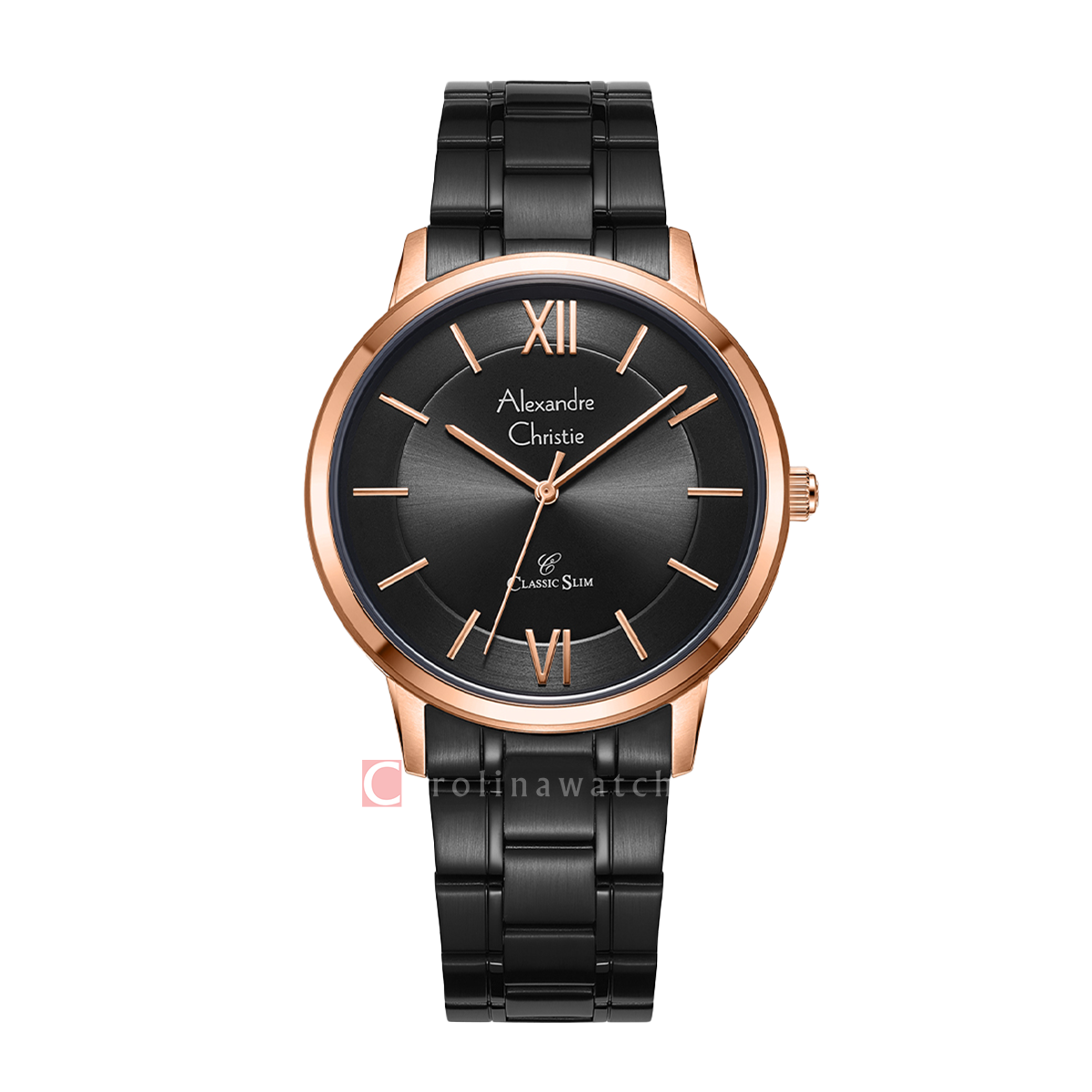 Jam Tangan Alexandre Christie Classic Slim AC 8689 MHBBRBA Men Black D ...