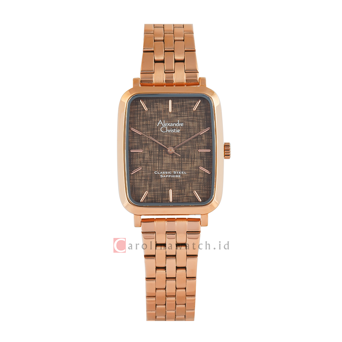 Jam Tangan Alexandre Christie Classic Steel AC 8699 MHBRGBO1 Men Brown ...