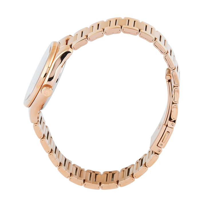 Jam Tangan Alexandre Christie Passion AC 8701 LDBRGGN Women Green Dial Rose Gold Stainless Steel Strap