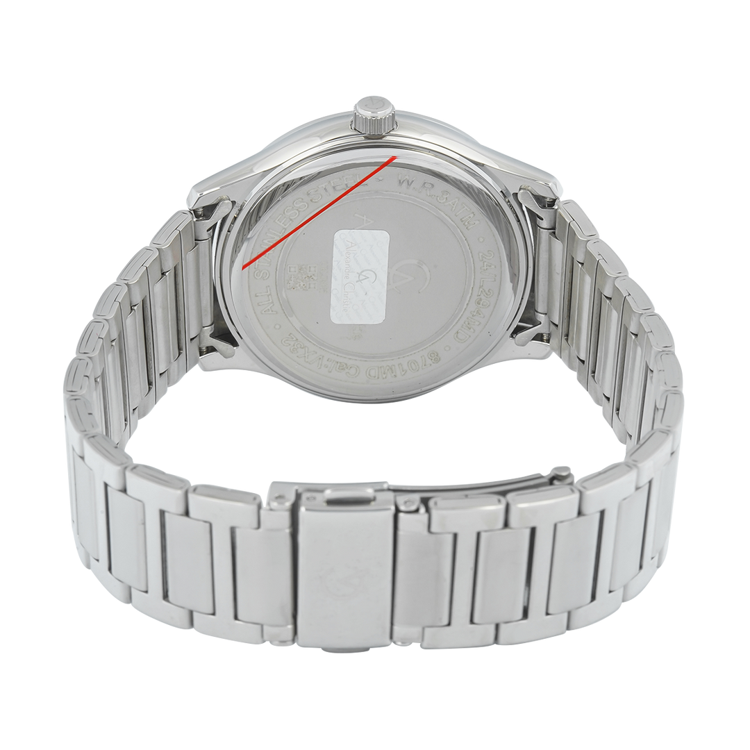 Jam Tangan Alexandre Christie Passion AC 8701 MDBSSGN Men Green Dial Stainless Steel Strap