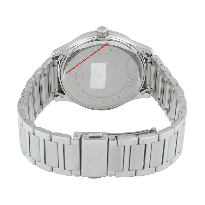 Jam Tangan Alexandre Christie Passion AC 8701 MDBSSGN Men Green Dial Stainless Steel Strap
