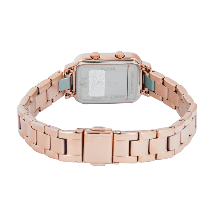 Jam Tangan Alexandre Christie AC 9401 LHBRGLE Women Digital Dial Rose Gold Stainless Steel Strap