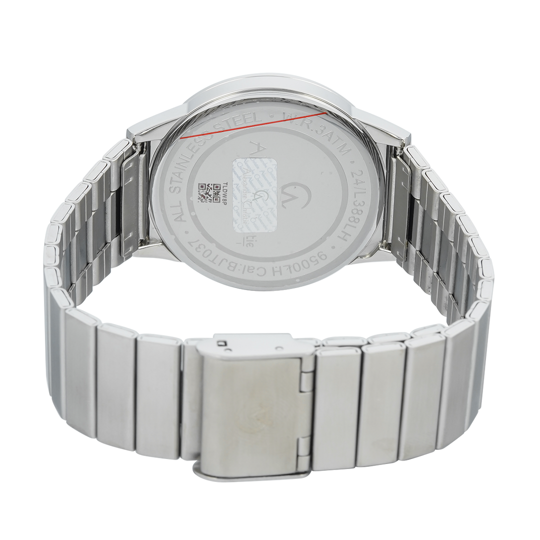 Jam Tangan Alexandre Christie DIGI AC 9500 LHBSSBA Women Digital Dial Stainless Steel Strap