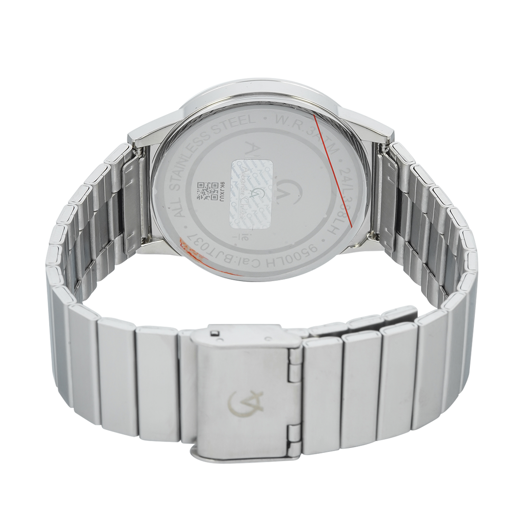 Jam Tangan Alexandre Christie DIGI AC 9500 LHBSSYLBU Women Digital Dial Stainless Steel Strap