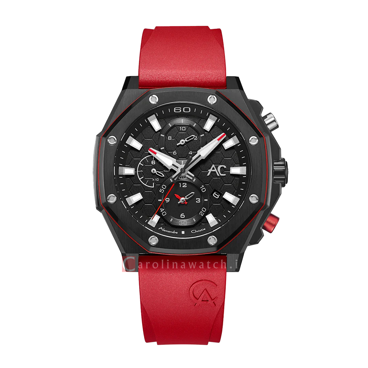 Jam Tangan Alexandre Christie Collection AC 9601 GCRIPBARE Men Black D ...