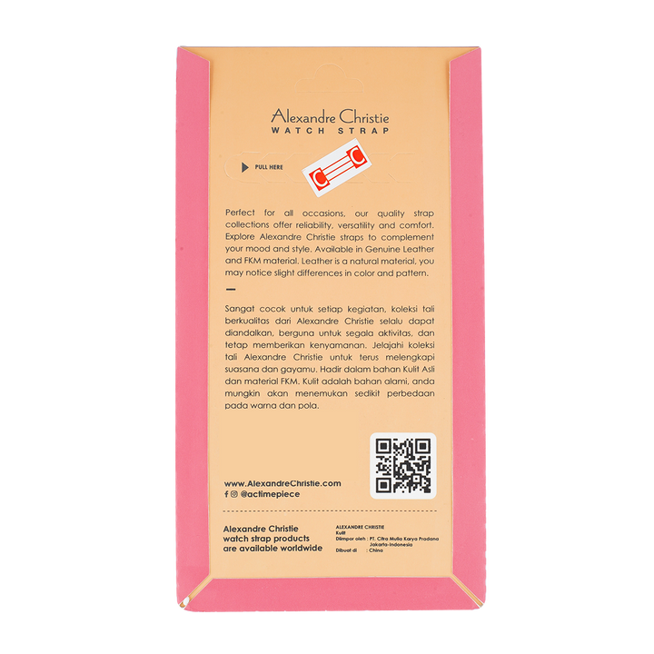 Strap Tali Jam Tangan Alexandre Christie ACL1601BAIP