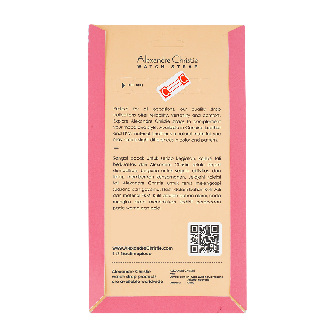 Strap Tali Jam Tangan Alexandre Christie ACL18KIPBA