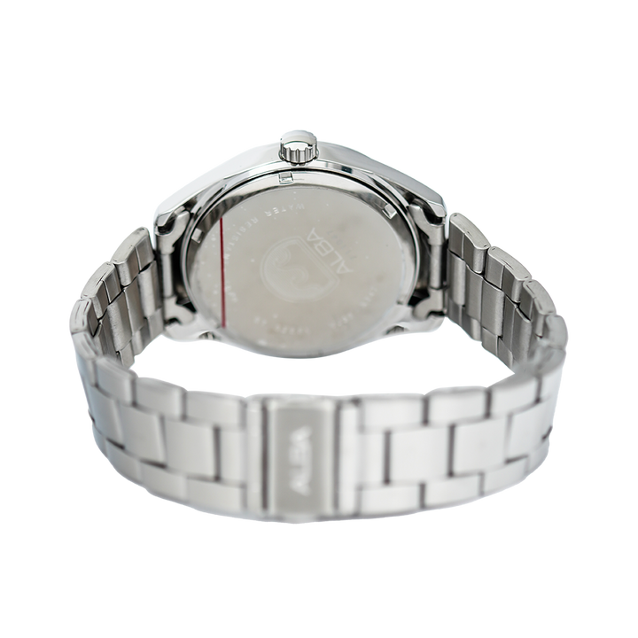 Jam Tangan ALBA Fashion AG8389X1 Men White Dial Stainless Steel Strap