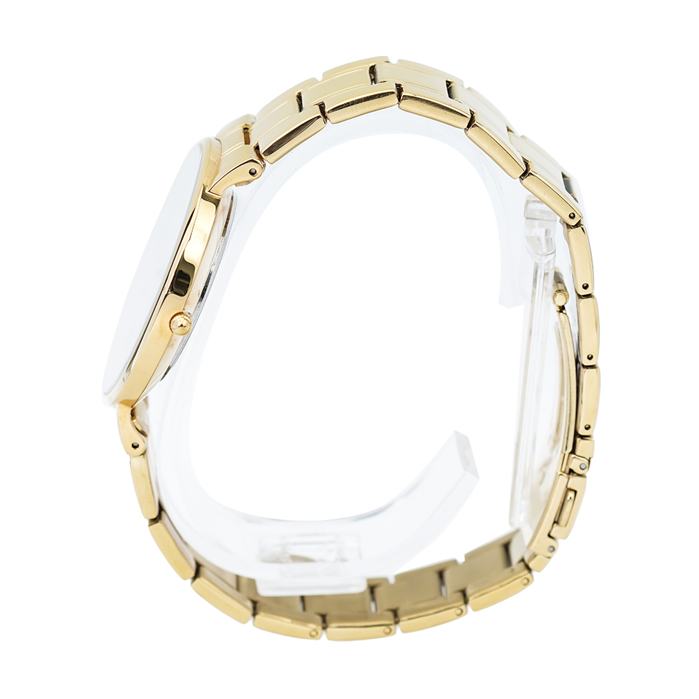 Jam Tangan ALBA AG8H12X1 Men White Dial Gold Stainless Steel Strap