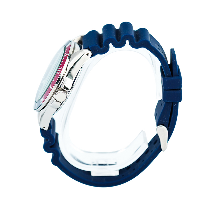 Jam Tangan ALBA Active AG8K21X1 Men Blue Gradation Dial Blue Rubber Strap