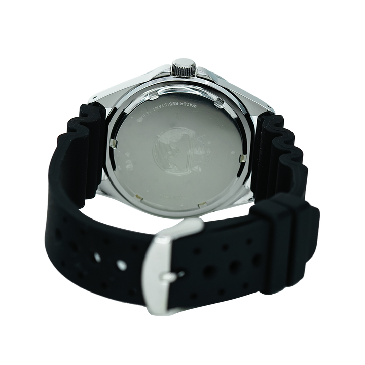 Jam Tangan ALBA Active AG8K23X1 Men Green Gradation Dial Black Rubber Strap
