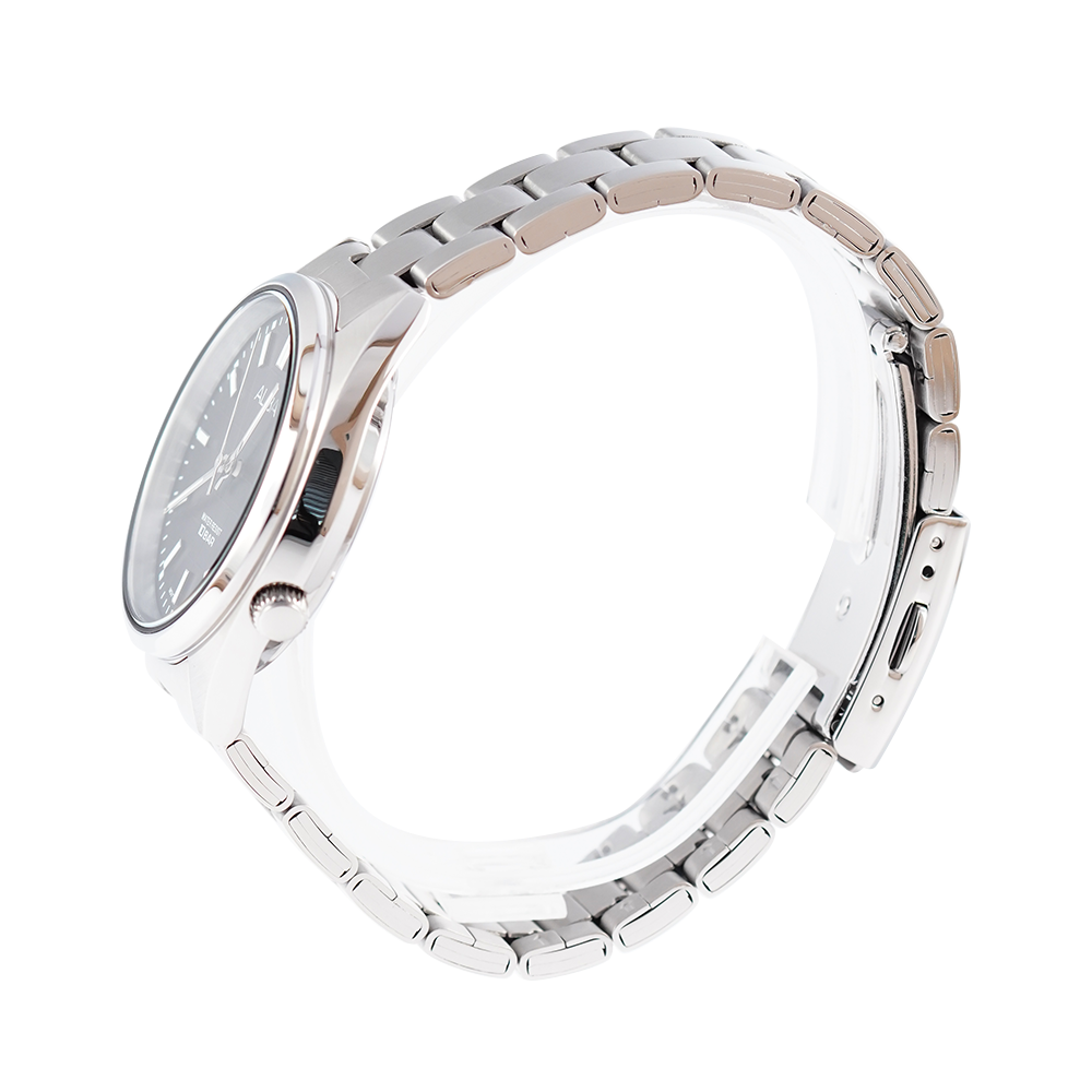 Jam Tangan ALBA Active AG8M33X1  Women Black Dial Stainless Steel Strap