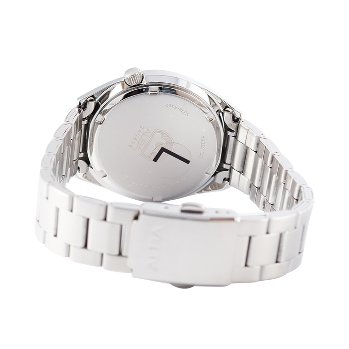 Jam Tangan ALBA Active AG8M33X1  Women Black Dial Stainless Steel Strap