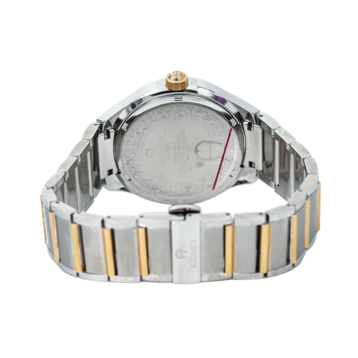 Jam Tangan AIGNER Lonato AGA102104 Men White Dial Stainless Steel Strap