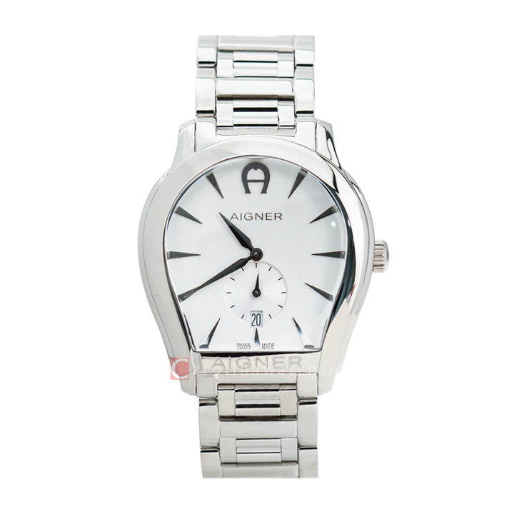 Jam Tangan AIGNER AGA111122 Women White Dial Stainless Steel Strap