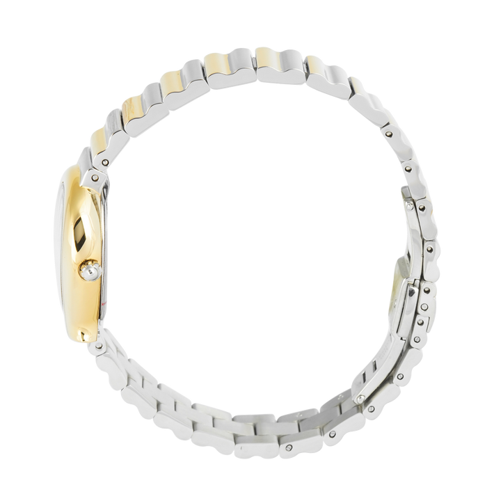 Jam Tangan AIGNER AGW.287001 Women Silver Dial Dual Tone Stainless Steel Strap