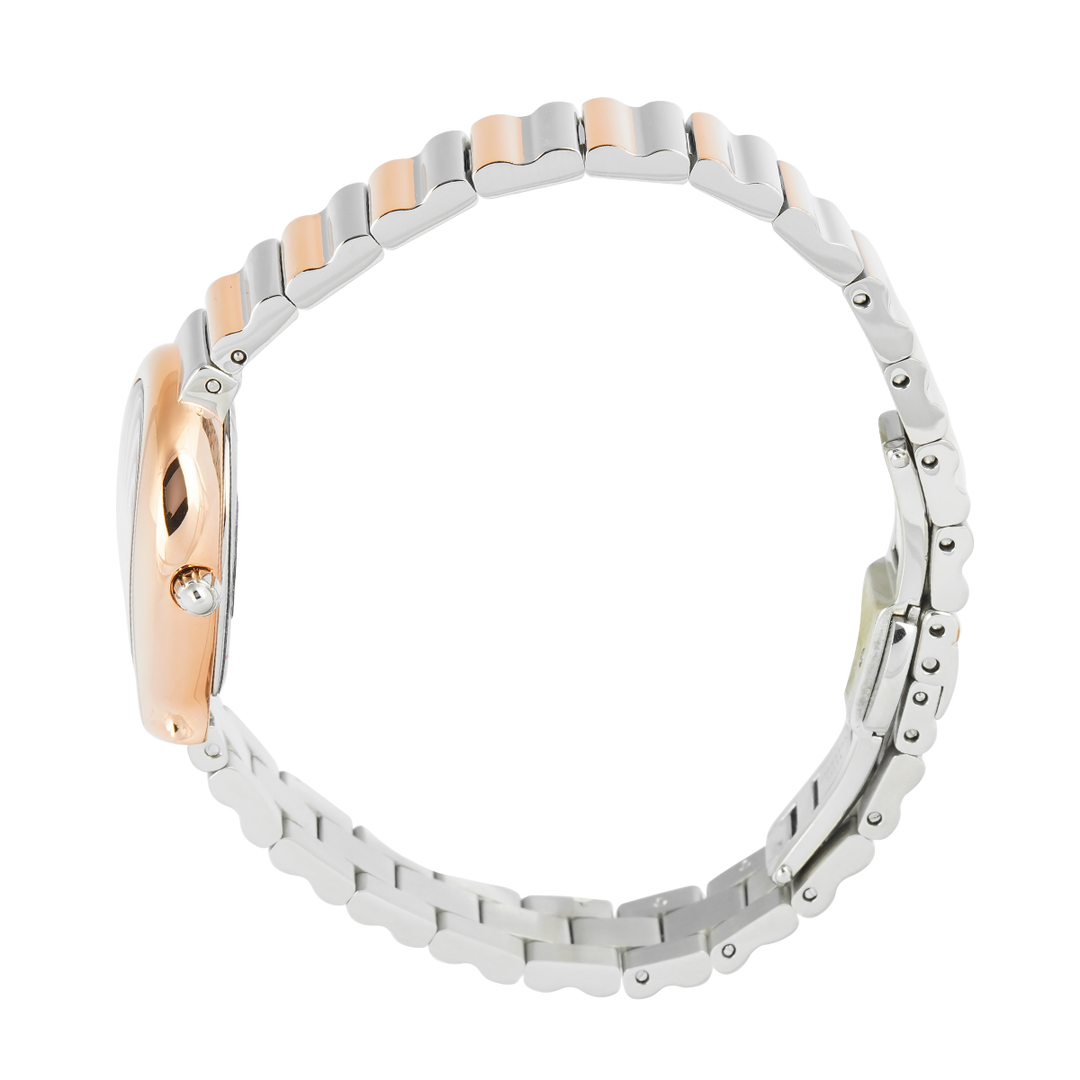 Jam Tangan AIGNER AGW.287002 Women Silver Dial Dual Tone Stainless Steel Strap