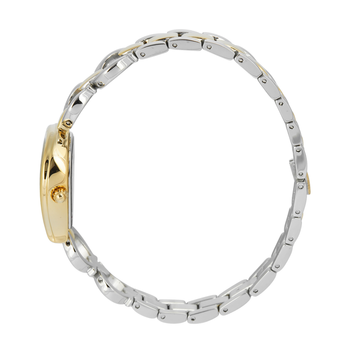 Jam Tangan AIGNER AGW.297001.C Women Silver Dial Dual Tone Stainless Steel Strap