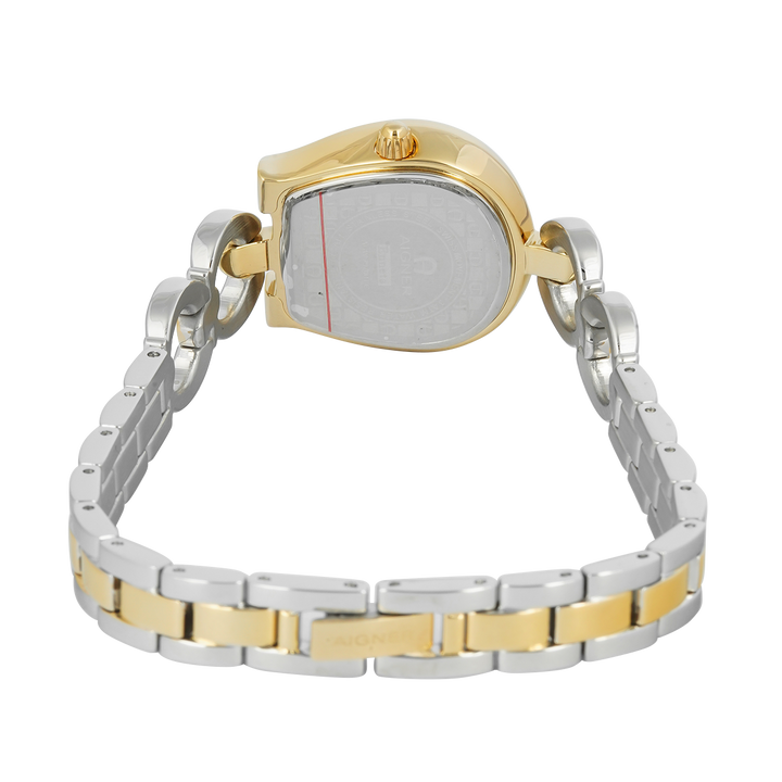 Jam Tangan AIGNER AGW.297001.C Women Silver Dial Dual Tone Stainless Steel Strap