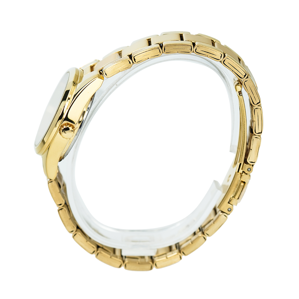 Jam Tangan ALBA AH7A22X1 Women Gold Dial Gold Stainless Steel Strap