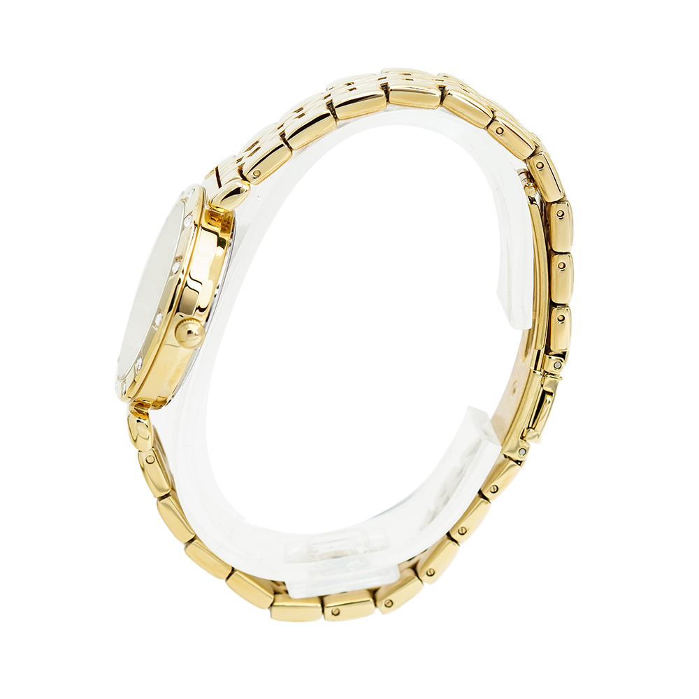 Jam Tangan ALBA AH7AA4X1 Women Light Champagne Dial Gold Stainless Steel Strap