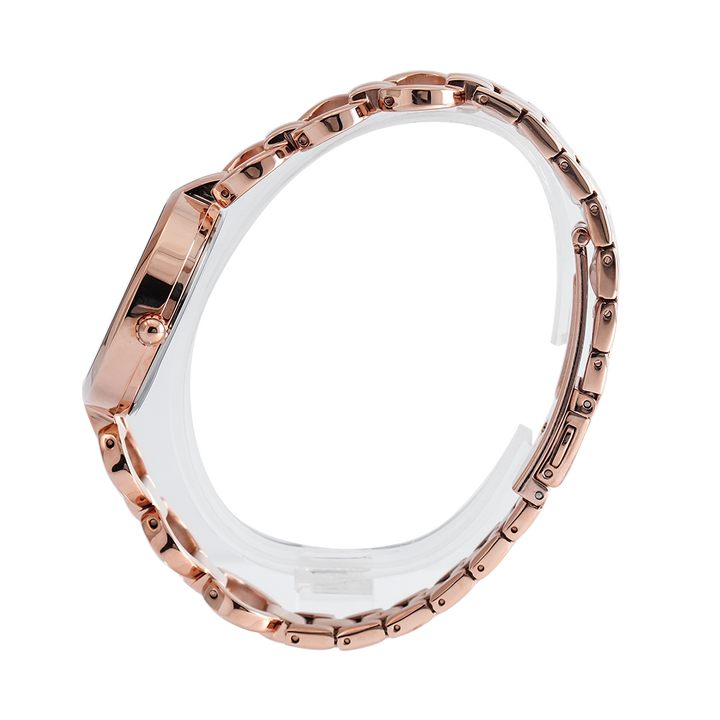 Jam Tangan ALBA Fashion AH7AV4X1 Women Brown Dial Gold Stainless Steel Strap