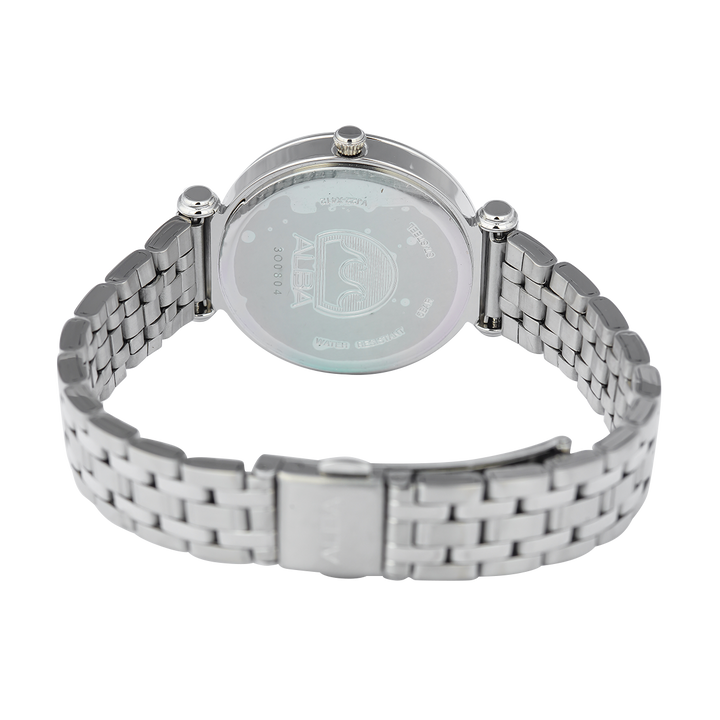Jam Tangan ALBA Fashion AH7CQ3X1 Women Light Blue Gradation Dial Stainless Steel Strap