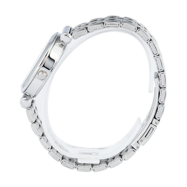 Jam Tangan ALBA Fashion AH7CQ9X1 Women Silver White Dial Stainless Steel Strap