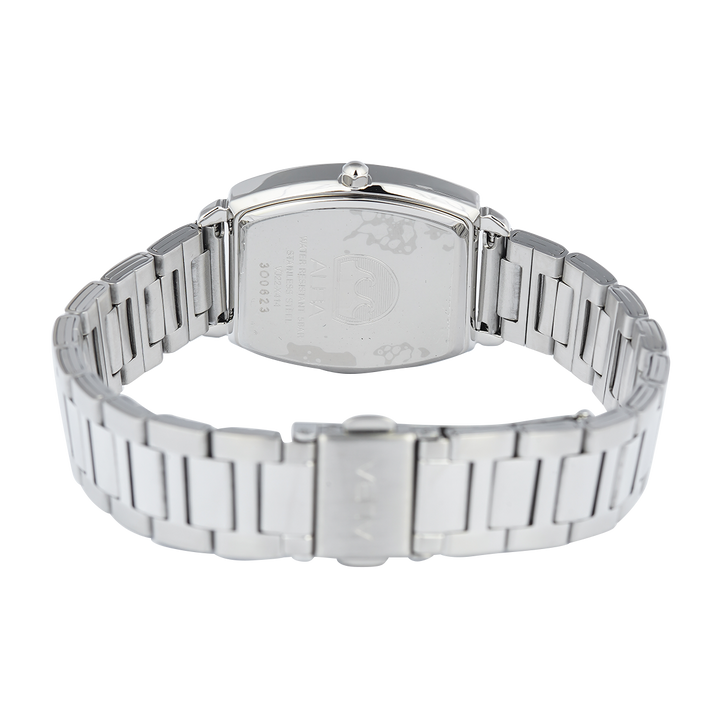 Jam Tangan ALBA Fashion AH7CT1X1 Women Silver White Dial Stainless Steel Strap