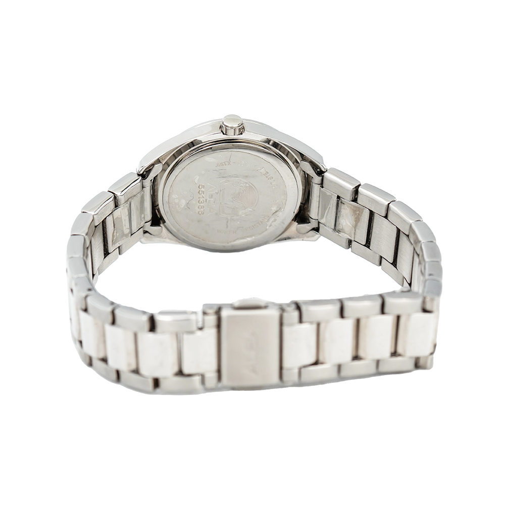 Jam Tangan ALBA AH7G33X1 Women White MOP Dial Stainless Steel Strap