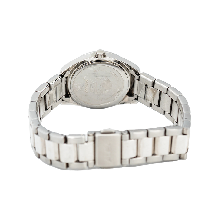 Jam Tangan ALBA AH7G33X1 Women White MOP Dial Stainless Steel Strap