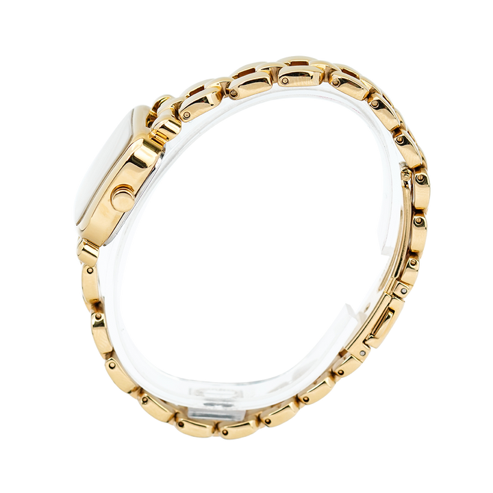 Jam Tangan ALBA Fashion AH7J98X1 Women Light Champagne Dial Gold Stainless Steel Strap