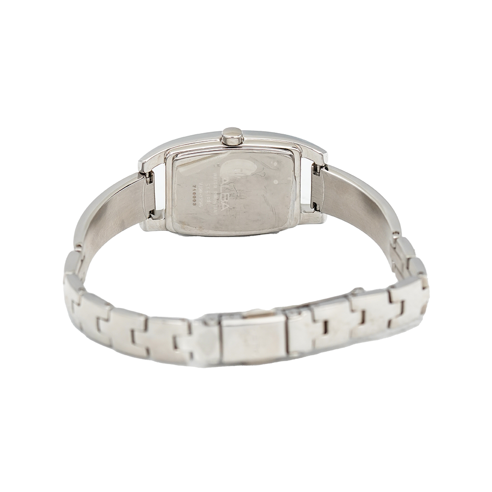 Jam Tangan ALBA AH7K31X1 Women White MOP Dial Stainless Steel Strap