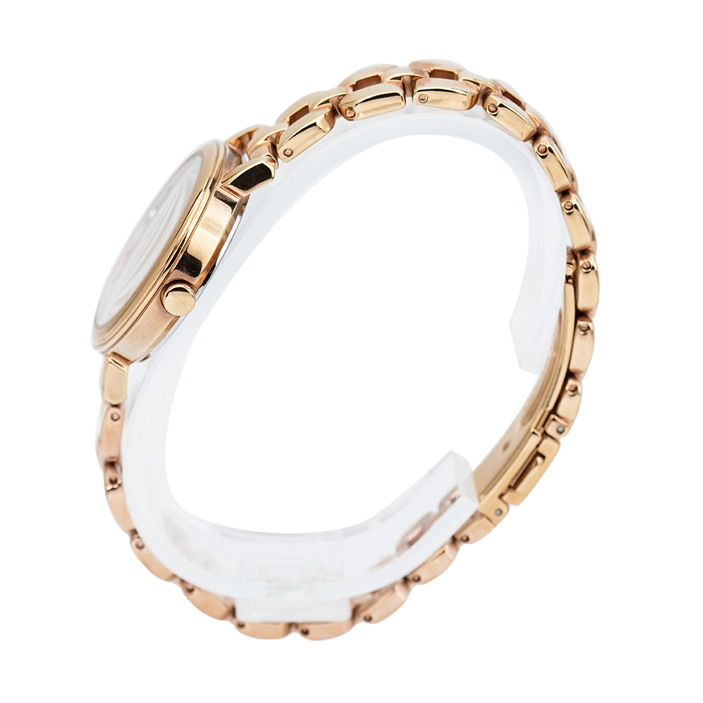 Jam Tangan ALBA AH7L52X1 Women White Dial Gold Stainless Steel Strap