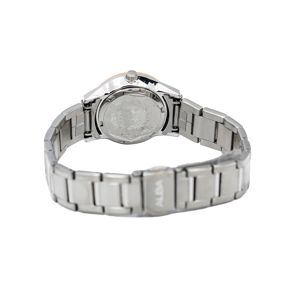 Jam Tangan ALBA AH7L72X1 Women White Dial Stainless Steel Strap