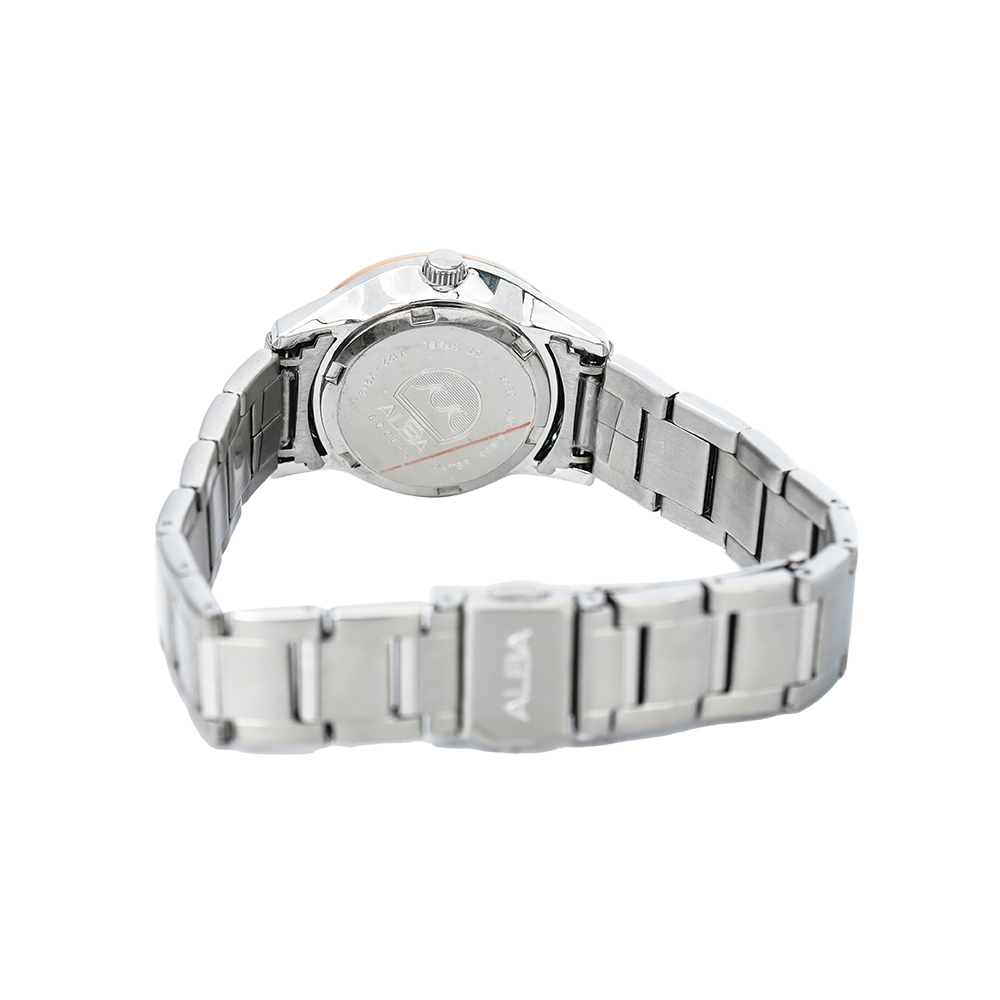 Jam Tangan ALBA Prestige AH7M18X1 Women White Dial Stainless Steel Strap