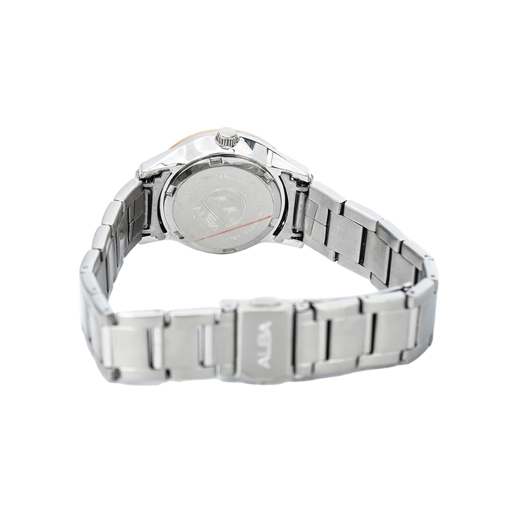 Jam Tangan ALBA Prestige AH7M18X1 Women White Dial Stainless Steel Strap