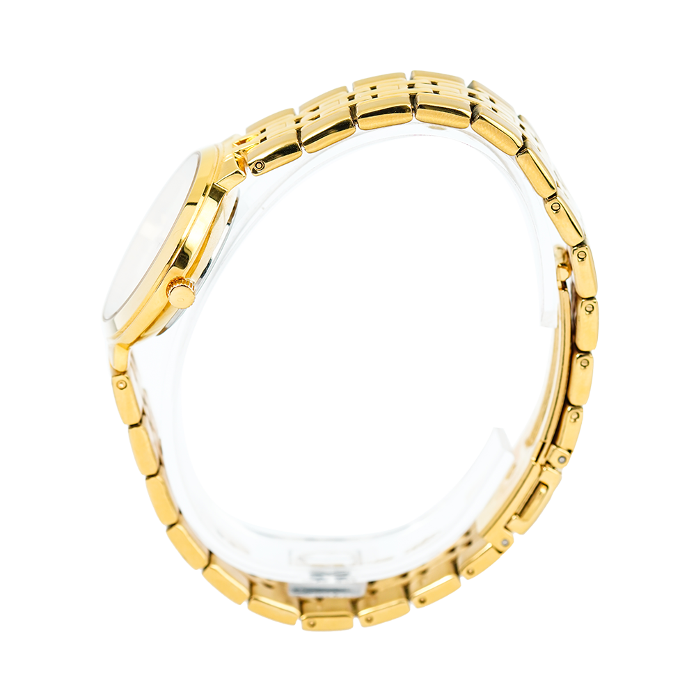 Jam Tangan ALBA AH7N44X1 Women Champagne Dial Gold Stainless Steel Strap