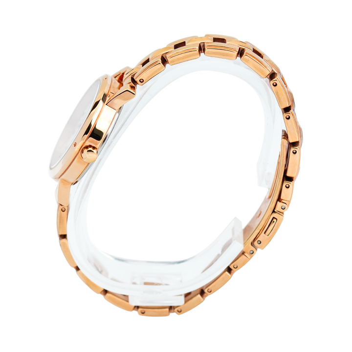 Jam Tangan ALBA AH7P44X1 Women White Dial Rose Gold Stainless Steel Strap