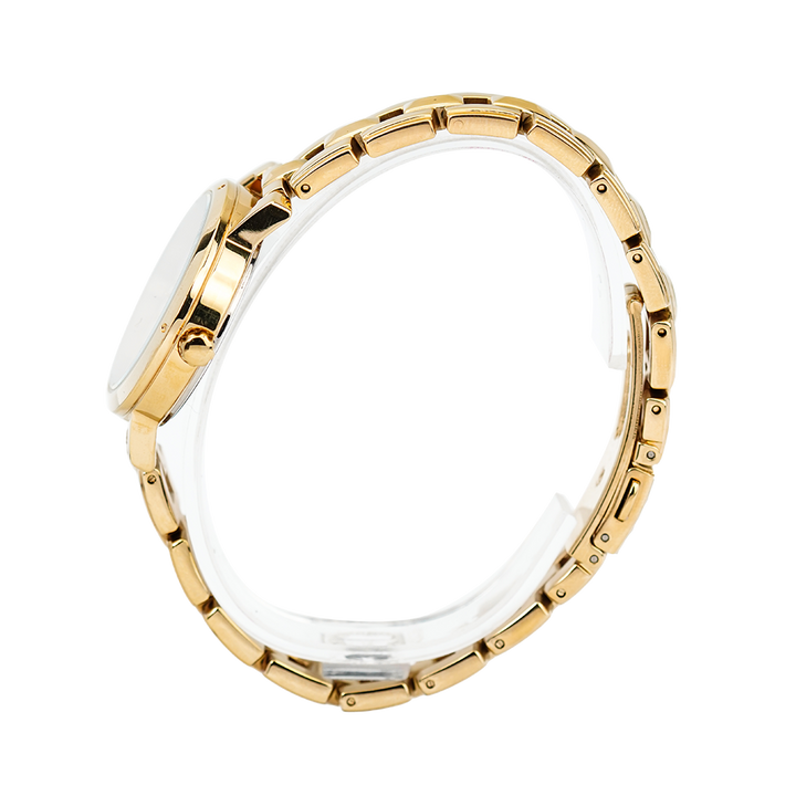 Jam Tangan ALBA AH7P48X1 Women Silver Dial Gold Stainless Steel Strap