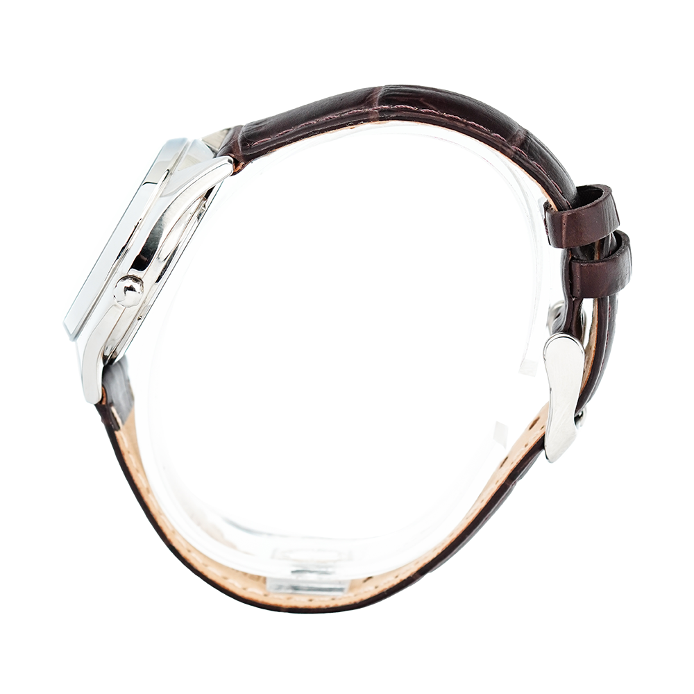 Jam Tangan ALBA AH7Q13X1 Women Black Dial Brown Leather Strap
