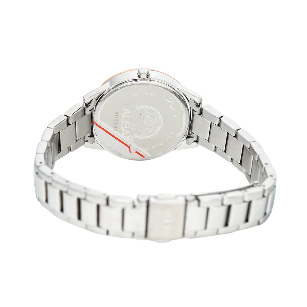 Jam Tangan ALBA Prestige AH7R34X1 Women Silver Dial Stainless Steel Strap