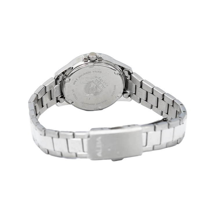 Jam Tangan ALBA AH7S49X1 Women Dark Blue Dial Stainless Steel Strap