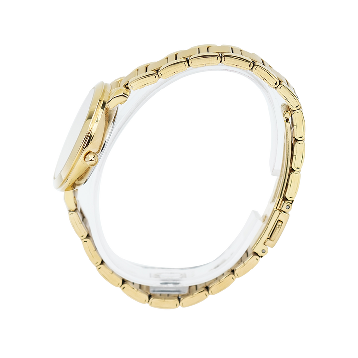 Jam Tangan ALBA Fashion AH7S92X1 Women Gold Dial Gold Stainless Steel Strap