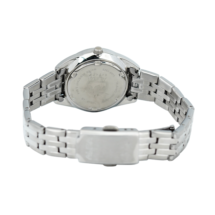 Jam Tangan ALBA Prestige AH7V51X1 Women Black Dial Stainless Steel Strap