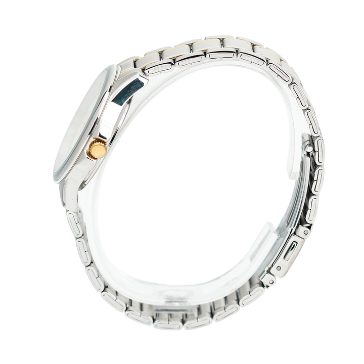 Jam Tangan ALBA Prestige AH7V85X1 Women Silver Dial Dual Tone Stainless Steel Strap